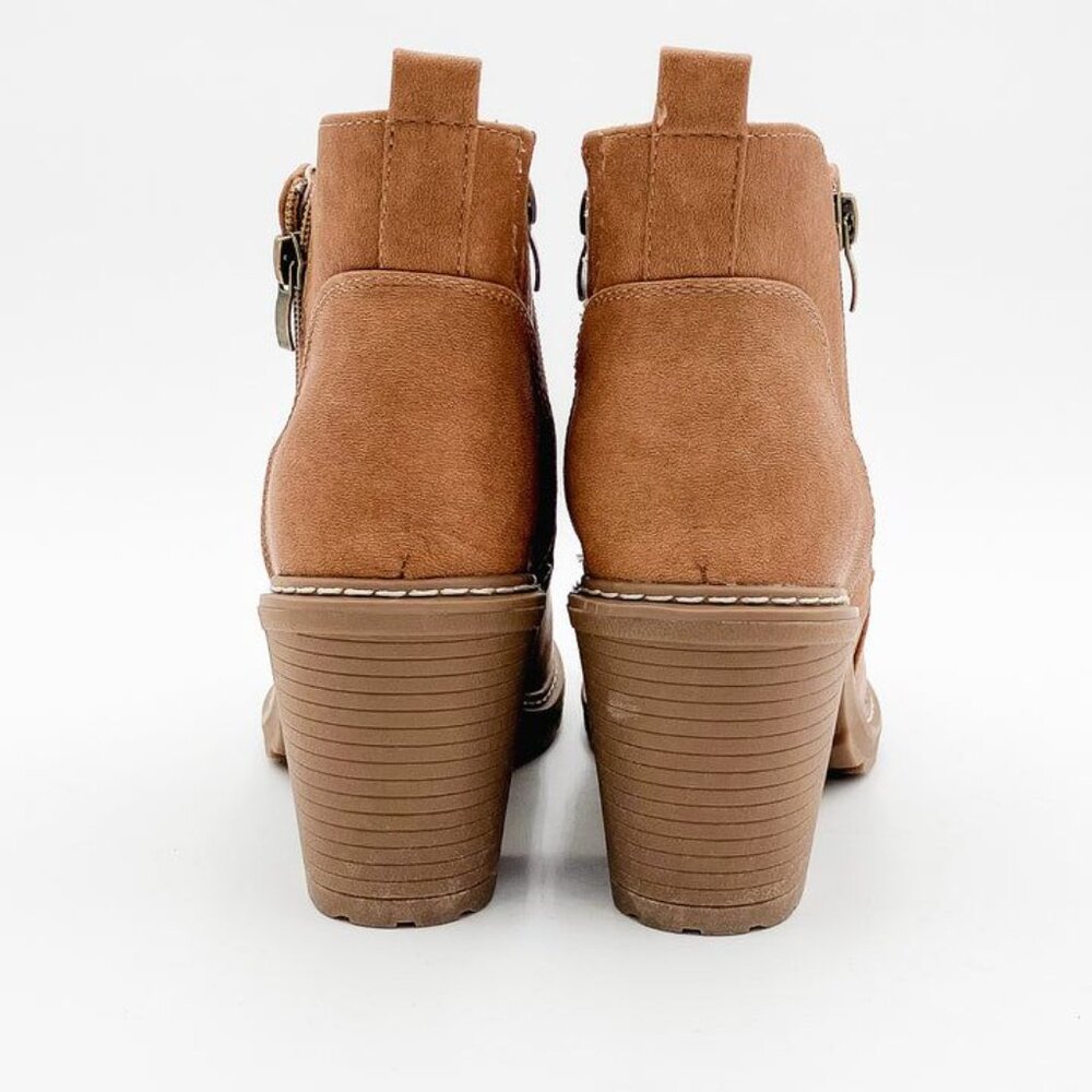 Women's Camel Brown Rocky Top Heeled Boot Corkys Footwear Size 9 NWT - Picture 5 of 5
